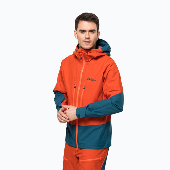 Jack Wolfskin vyriška slidinėjimo striukė Alpspitze 3L orange 1115181
