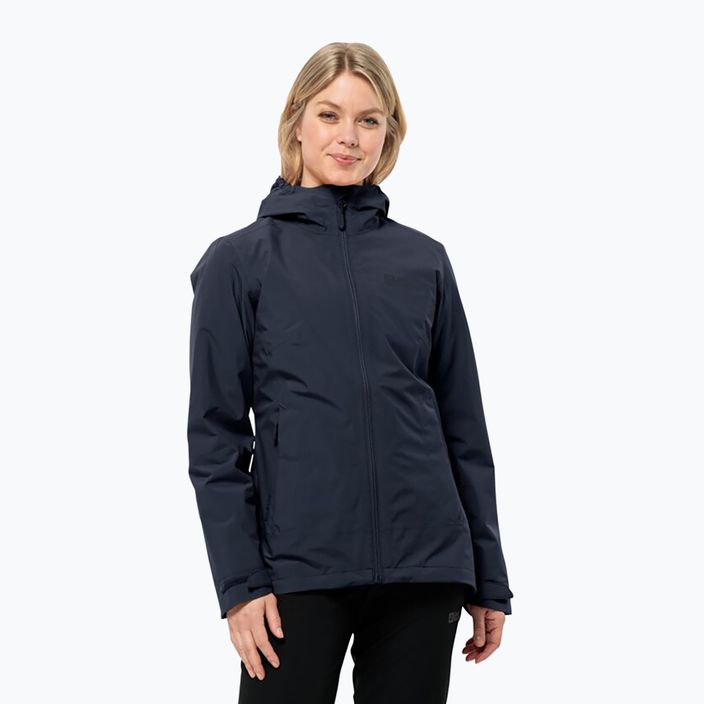 Moteriška striukė 3in1 Jack Wolfskin Moonrise 3In1 night blue