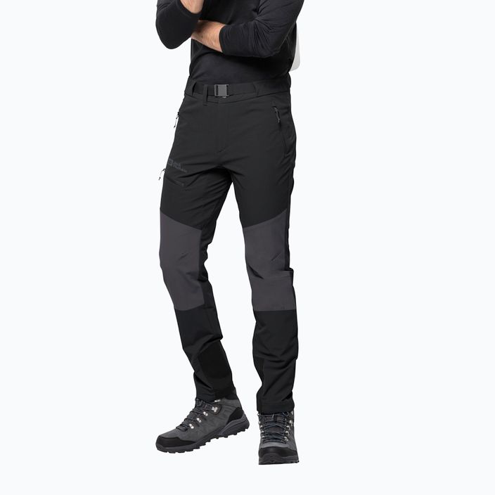 Jack Wolfskin vyriškos softshello kelnės Ziegspitz black 1507841