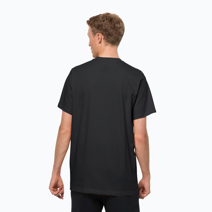 Jack Wolfskin vyriški marškinėliai Essential black 1808382_6000 2