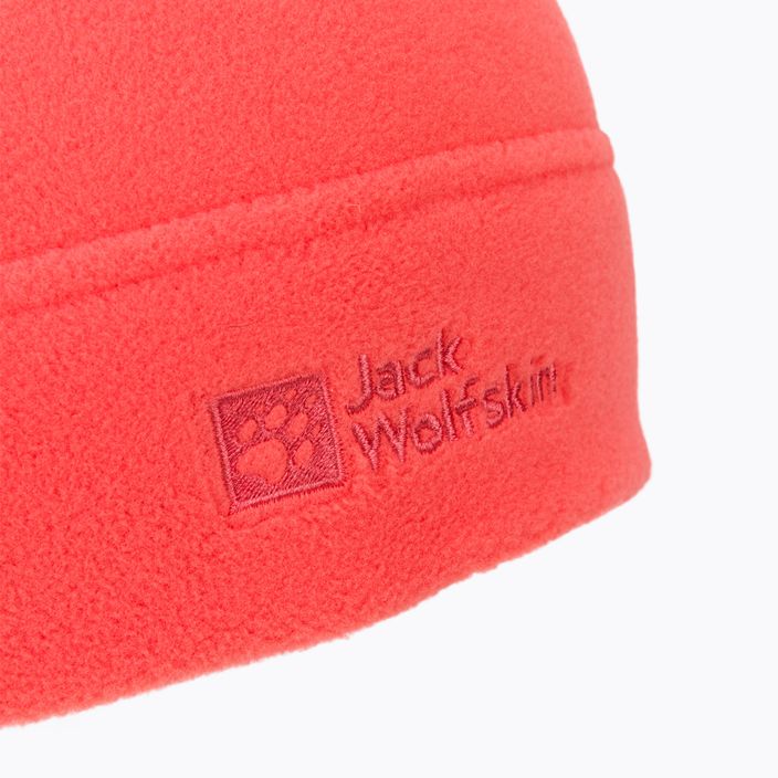 Jack Wolfskin Real Stuff oranžinė vilnonė žieminė kepurė 1909852 3