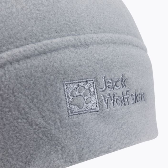 Jack Wolfskin Real Stuff pilka vilnonė žieminė kepurė 1909852 3