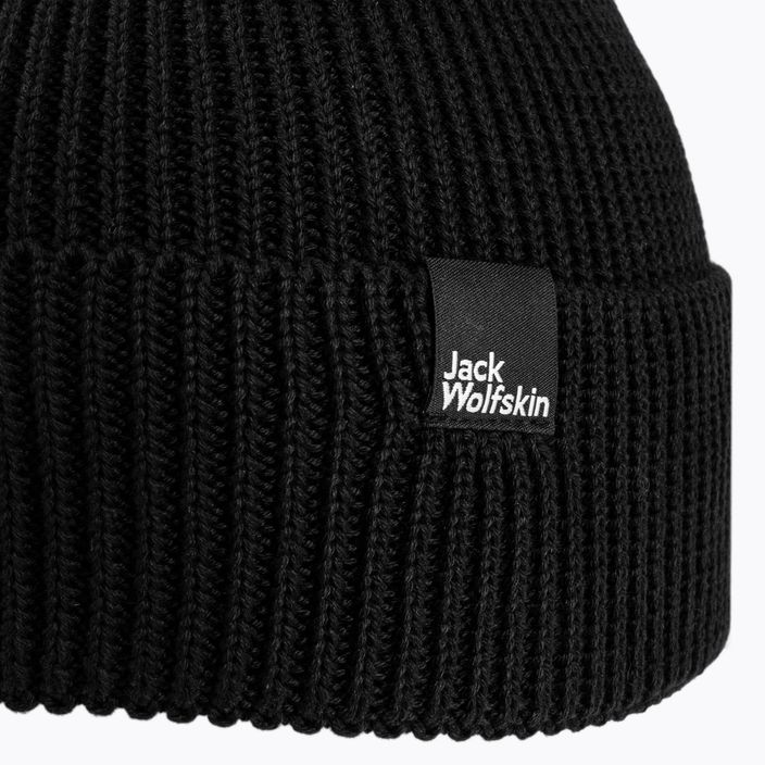 Jack Wolfskin Essential Beanie žieminė kepurė juoda 1910881 3