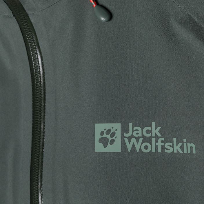 Jack Wolfskin Highest Peak moteriška striukė nuo lietaus žalia 1115121_4136_001 8