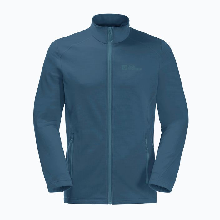 Jack Wolfskin vyriški sportiniai marškinėliai Kolbenberg FZ navy blue 1710521 4