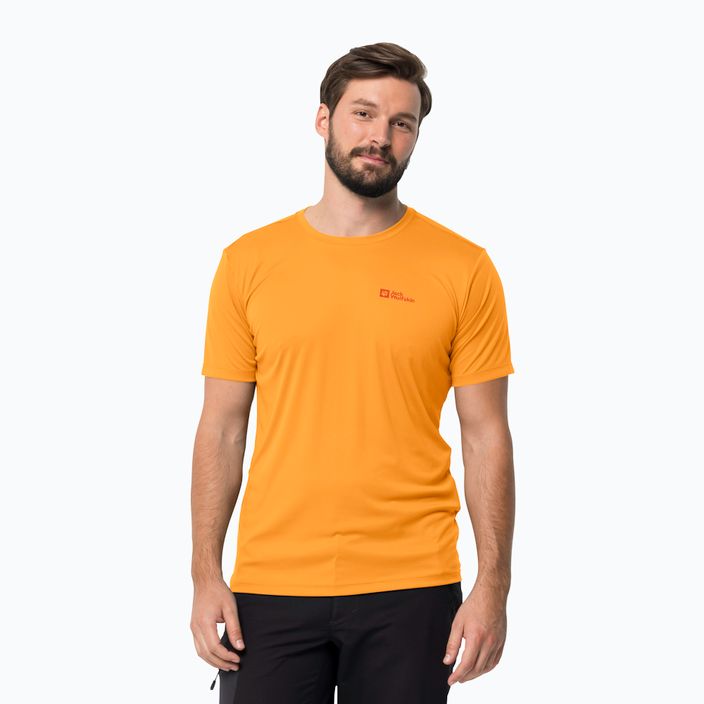 Jack Wolfskin vyriški trekingo marškinėliai Tech orange 1807072