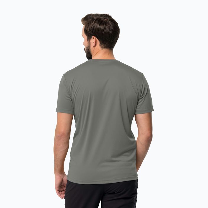 Jack Wolfskin vyriški trekingo marškinėliai Tech green 1807072 2