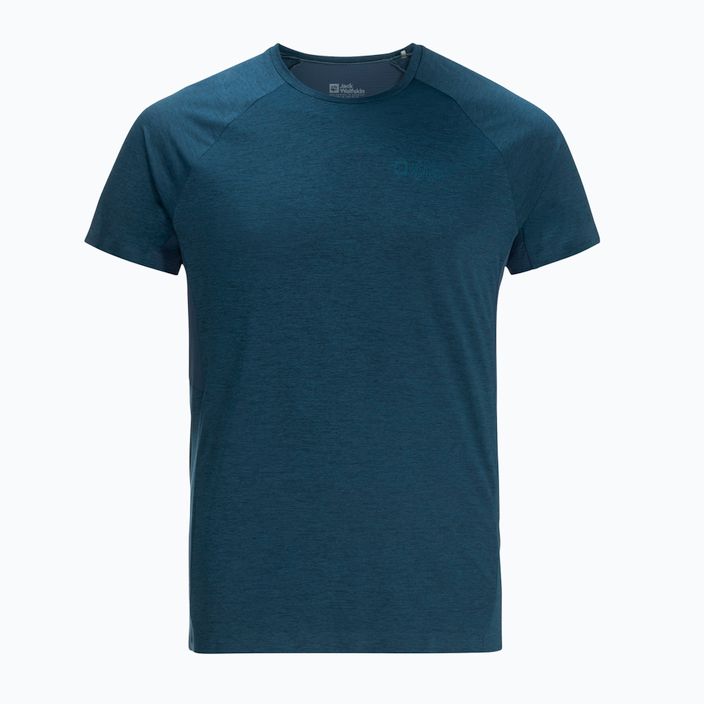Jack Wolfskin Prelight Pro vyriški trekingo marškinėliai tamsiai mėlyni 1809251 4