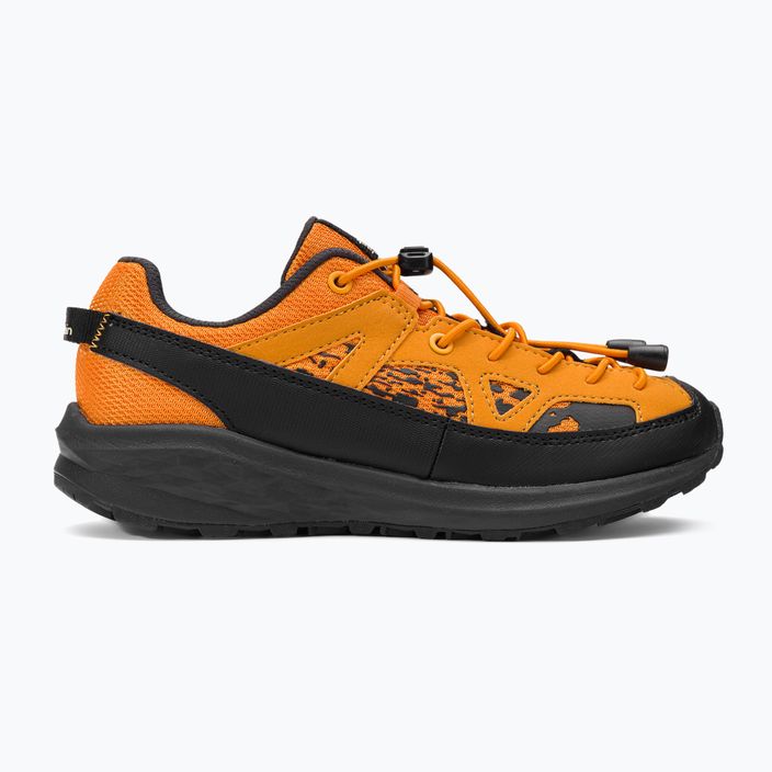 Jack Wolfskin Vili Sneaker Žemi vaikiški turistiniai batai oranžiniai 4056841 2