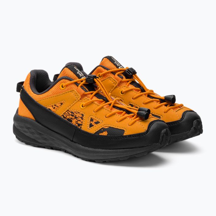 Jack Wolfskin Vili Sneaker Žemi vaikiški turistiniai batai oranžiniai 4056841 4
