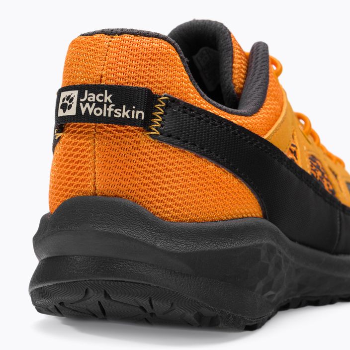 Jack Wolfskin Vili Sneaker Žemi vaikiški turistiniai batai oranžiniai 4056841 8