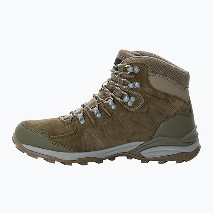 Vyriški žygio batai Jack Wolfskin Refugio Texapore Mid cold coffee 3