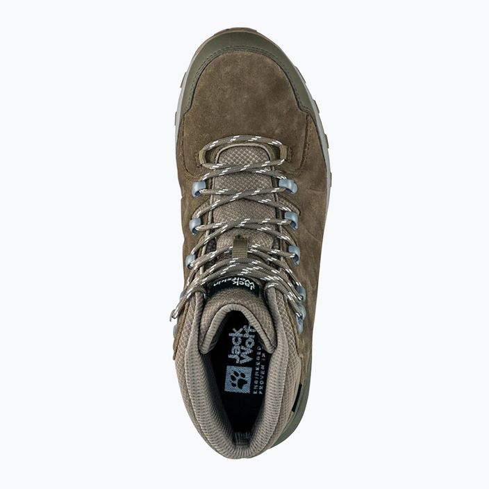 Vyriški žygio batai Jack Wolfskin Refugio Texapore Mid cold coffee 5