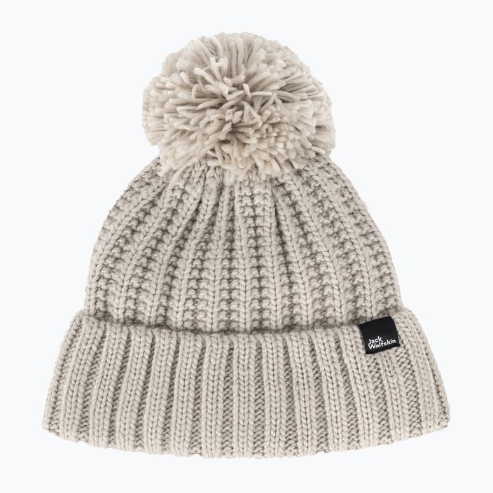 Moteriška žieminė kepurė Jack Wolfskin Highloft Knit Beanie dusty grey 5