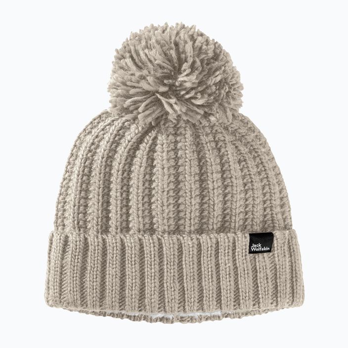 Moteriška žieminė kepurė Jack Wolfskin Highloft Knit Beanie dusty grey 6