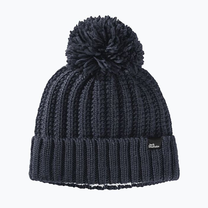 Moteriška žieminė kepurė Jack Wolfskin Highloft Knit night blue