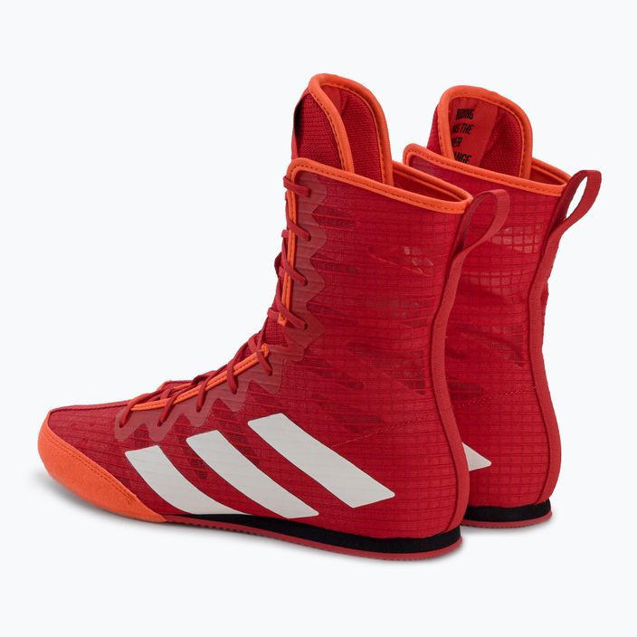 Vyriški adidas Box Hog 4 red GW1403 bokso bateliai 3