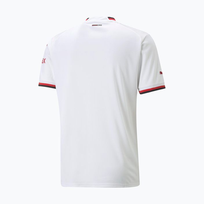 Vyriški PUMA ACM Away Replica futbolo marškinėliai White 765834 02 2