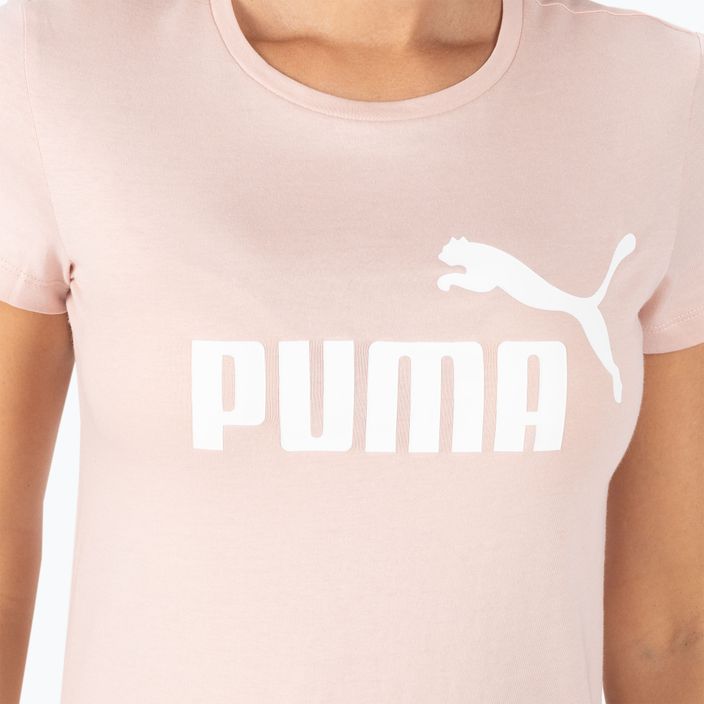 Moteriški treniruočių marškinėliai PUMA ESS Logo Tee pink 586775 47 4