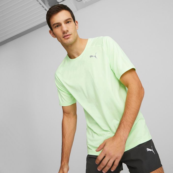 Vyriški bėgimo marškinėliai PUMA Run Cloudspun green 523269 34 3