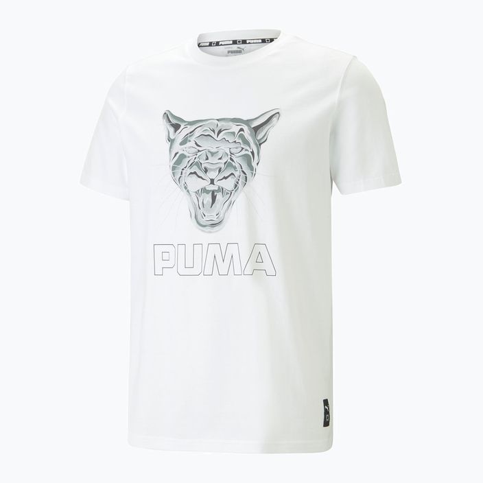 Vyriški krepšinio marškinėliai PUMA Clear Out puma white