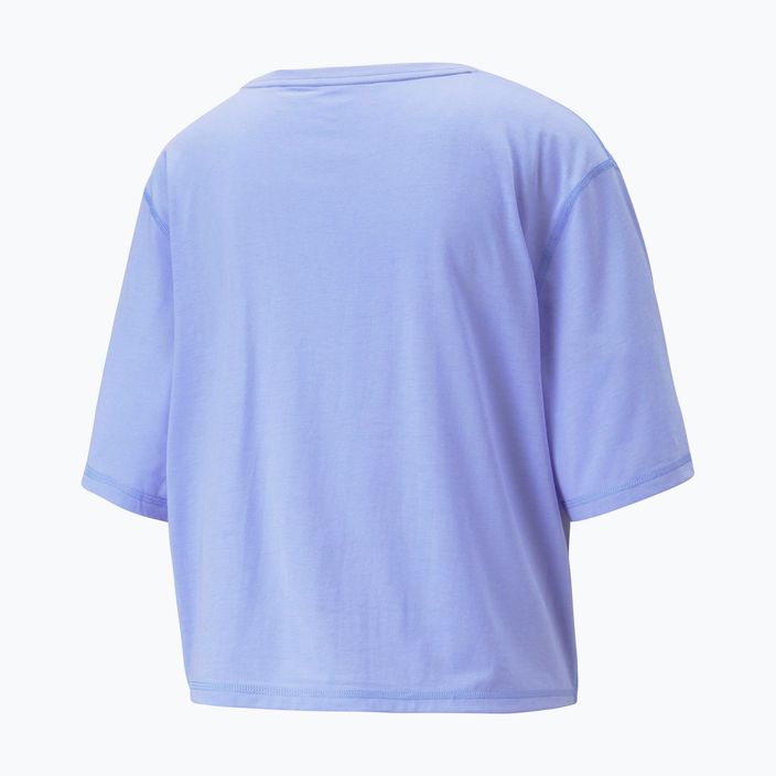 Moteriški treniruočių marškinėliai PUMA Graphic Boxy Crop Tee Show Up purple 523220 28 2