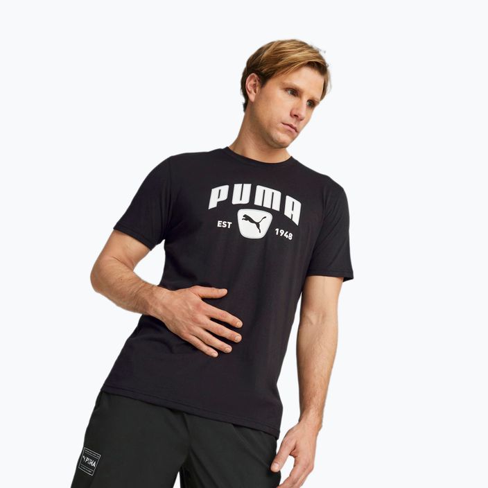 Vyriški marškinėliai PUMA Performance Training Graphic black 523236 01 3