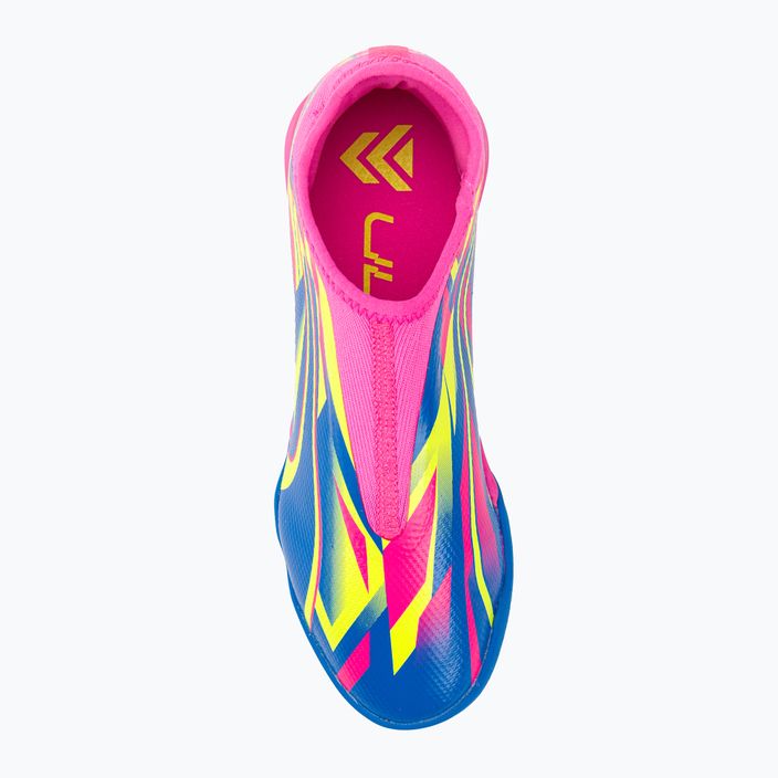 Vaikiški futbolo bateliai PUMA Match Ll Energy TT + Mid Jr luminous pink/ultra blue/yellow alert 6