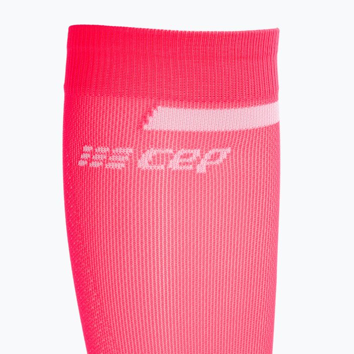Vyriškos kompresinės bėgimo kojinės CEP Tall 4.0 pink/black 3