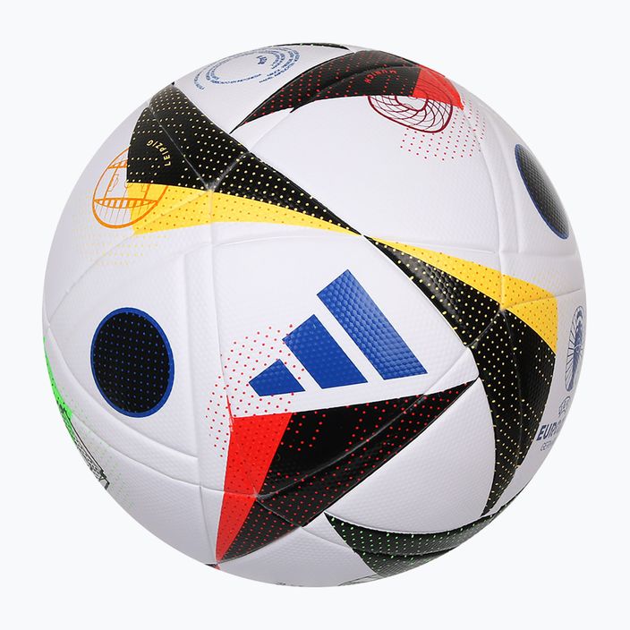 Futbolo kamuolys adidas Fussballliebe 2024 League Box white/black/glow blue dydis 5 2