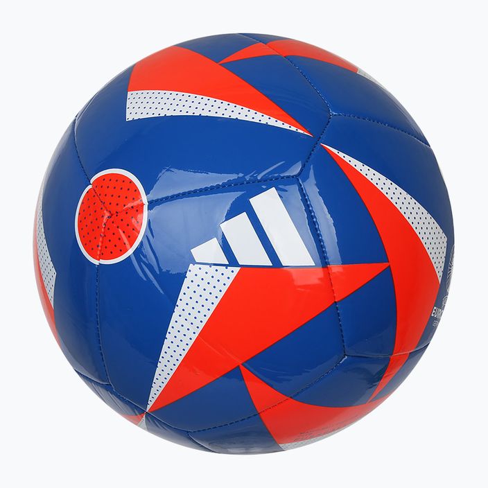 Futbolo kamuolys adidas Fussballiebe Club glow blue/solar red/white dydis 5 2