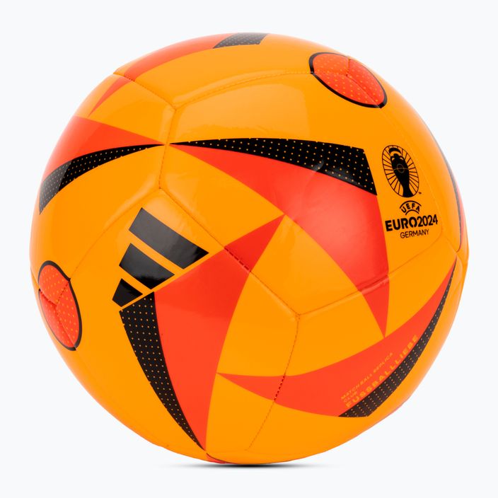 Krepšinio kamuolys adidas Fussballiebe Club Euro 2024 solar gold/solar red/black dydis 5 2