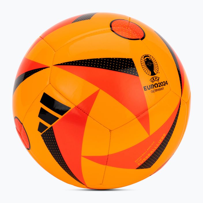 Krepšinio kamuolys adidas Fussballiebe Club Euro 2024 solar gold/solar red/black dydis 4 2