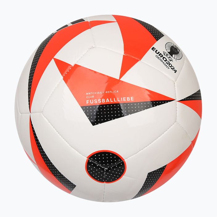 Futbolo kamuolys adidas Fussballiebe Club white/solar red/black dydis 4 3