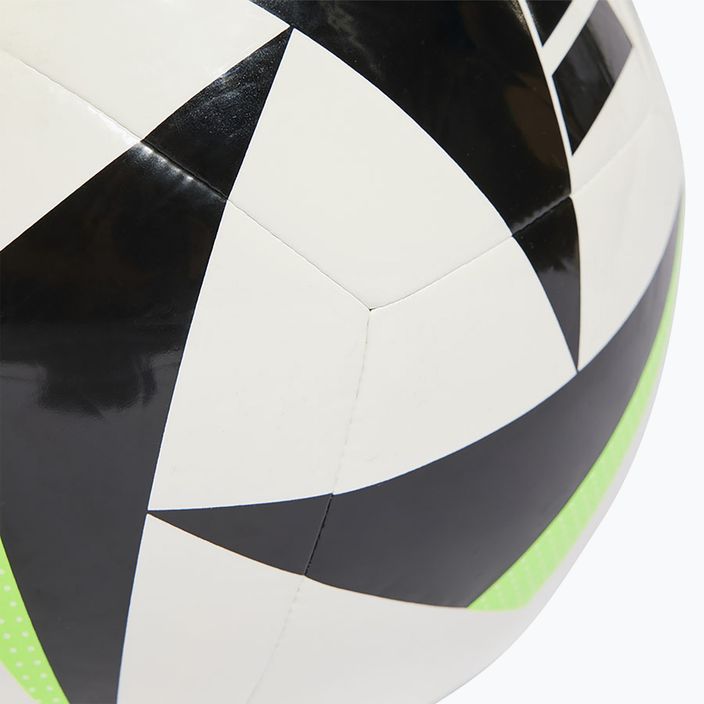 Futbolo kamuolys adidas Fussballiebe Club white/black/solar green dydis 4 4