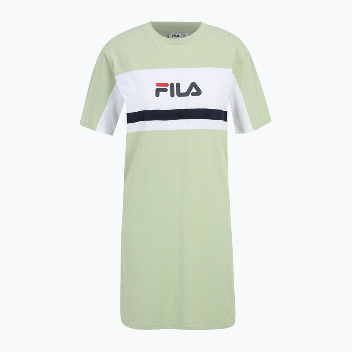 Moteriškas suknelė FILA Lishui smoke green/bright white 5