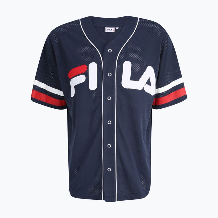 Vyriški marškinėliai FILA Lashio Baseball black iris 5