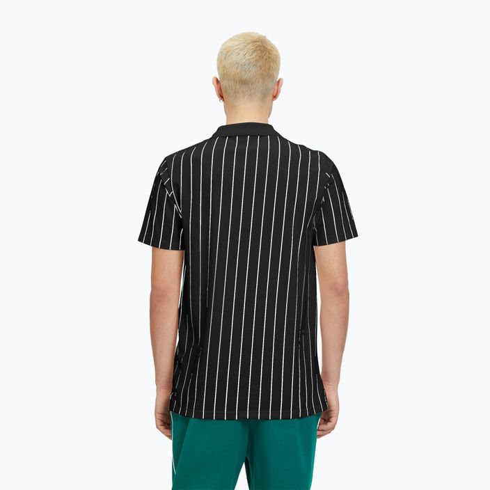 Vyriški polo marškinėliai FILA Luckenwalde black/bright white striped 3