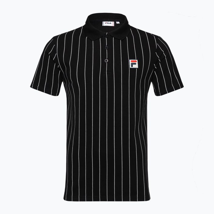 Vyriški polo marškinėliai FILA Luckenwalde black/bright white striped 5