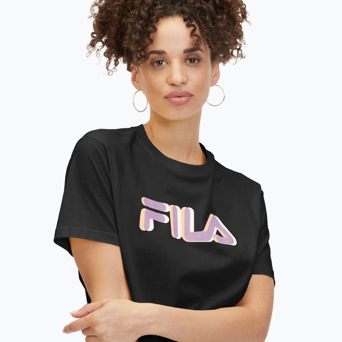 Moteriški marškinėliai FILA Londrina black 4