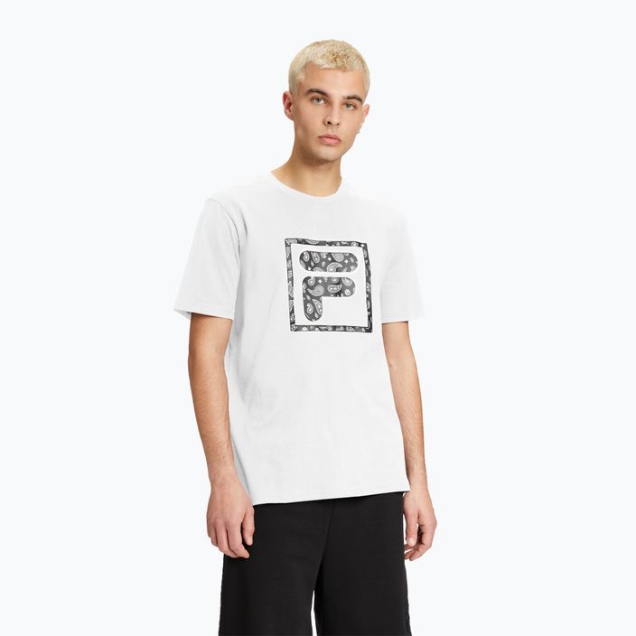Vyriški marškinėliai FILA Longyan Graphic bright white