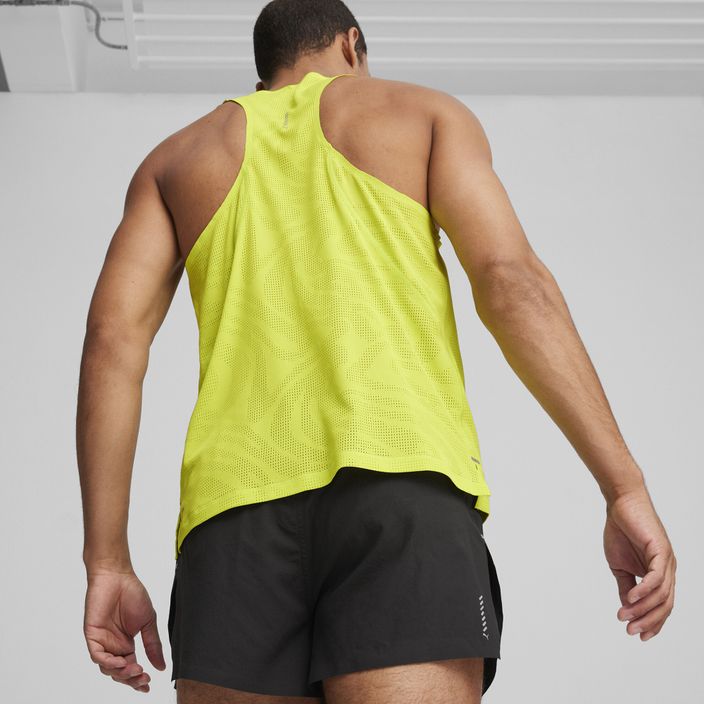 Vyriški bėgimo marškinėliai PUMA Run Ultraspun Singlet green 4