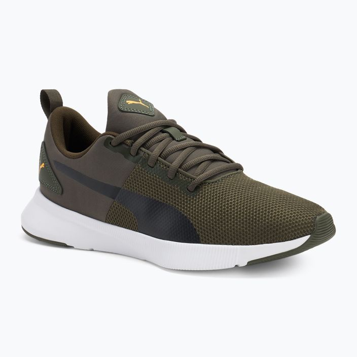 Bėgimo bateliai PUMA Flyer Runner dark olive/puma black/sunset stream