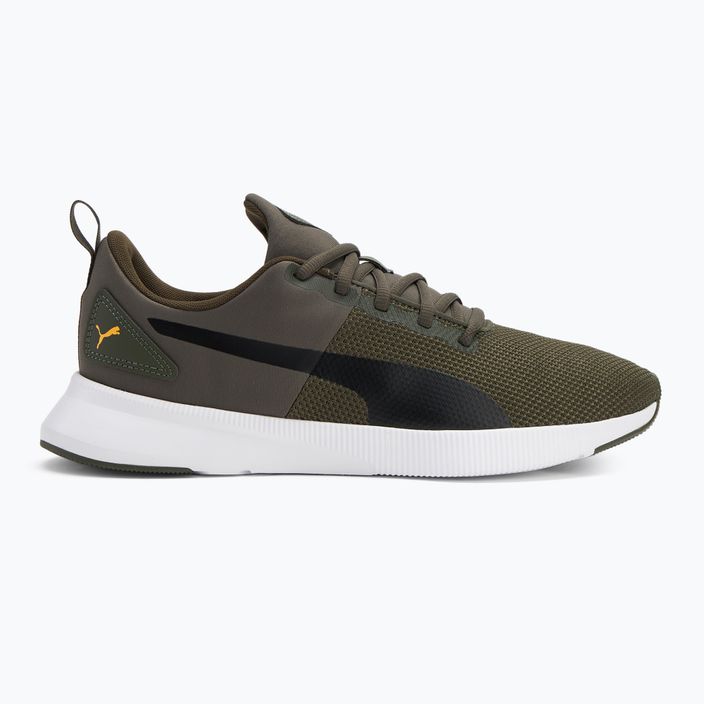 Bėgimo bateliai PUMA Flyer Runner dark olive/puma black/sunset stream 2