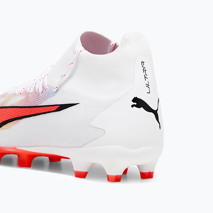 Vyriški futbolo bateliai PUMA Ultra Pro FG/AG puma white/puma black/fire orchid 13