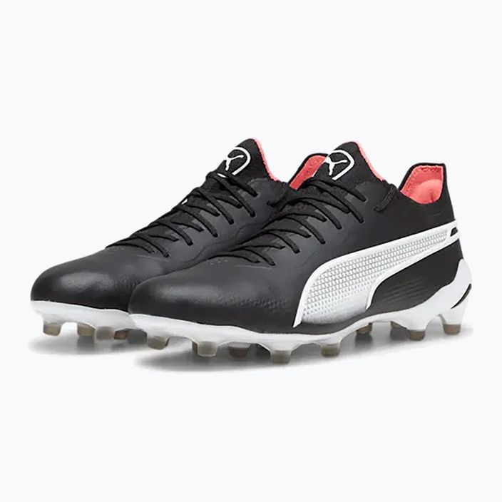 Vyriški futbolo bateliai PUMA King Ultimate FG/AG puma black/puma white 13