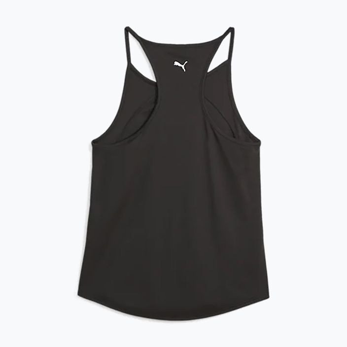 Moteriški treniruočių marškinėliai PUMA Fit Fashion Ultrabreathe Allover Tank puma black/puma white 2