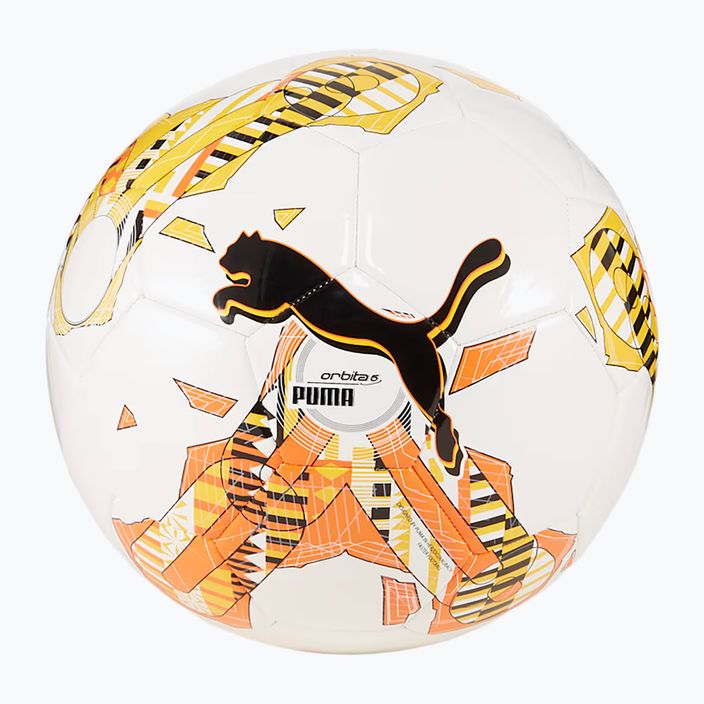 Futbolo kamuolys PUMA Orbita 6 FanwearCapsule MS puma white/rickle orange/puma black dydis 5 4