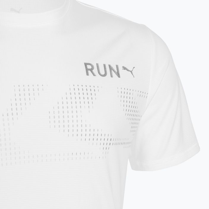 Vyriški bėgimo marškinėliai PUMA Run Favorite Graphic white 3