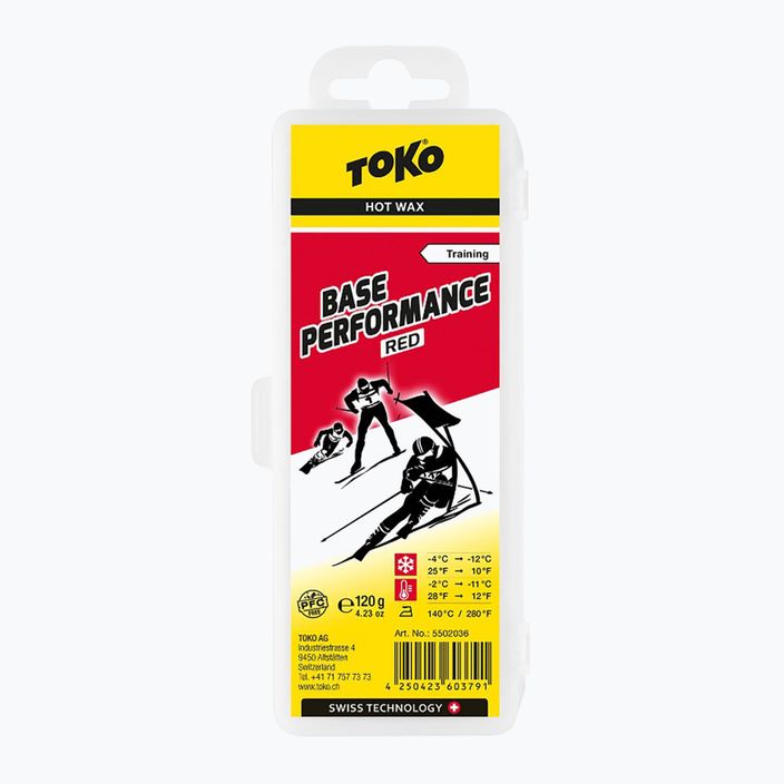 TOKO Base Performance Red slidinėjimo tepalas 120g 5502036